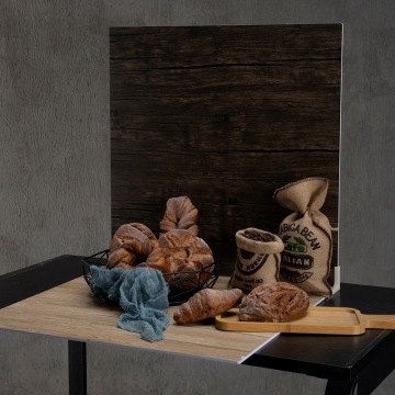 Wood Texture Backdrop Board for Photo Studio Props (60x60cm)