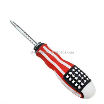 Wholesale Special Double Head Retractable Screwdriver American Flag Pattern Factory Supply