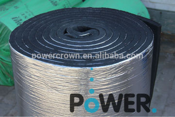 high quality NBR/PVC rubber foam sheet with aluminum foil made in china