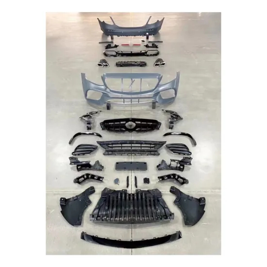 Mercedes Benz E Class W213 2016-2020 E63S AMG Style Body Kit - Front & Rear Bumpers, Grille, Hood