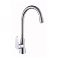 Villa Modern Design Singe Lever Brass Chrome Plated Brush Nickel Copper Pull Out Kitchen Mixer