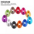 Berbagai macam warna anodized meta countersunk washer