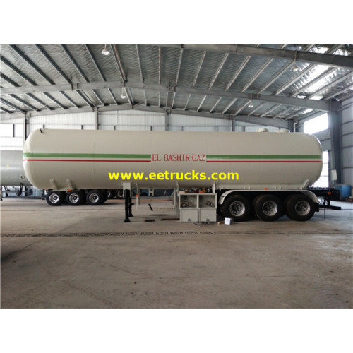 54000 lít 23 tấn được sử dụng Propane Tanker Trailers