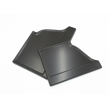 Customizable Construction Materials for Rain Gutter End Caps in Roof Drainage Systems