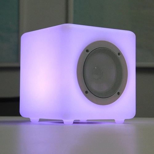 Haut-parleur portable sans fil Bluetooth à lumière colorée intelligente LED