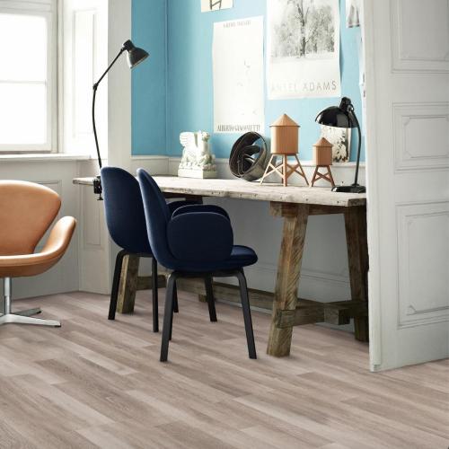 Parquet chêne contrecollé 3 plis gris chaud 3 frises