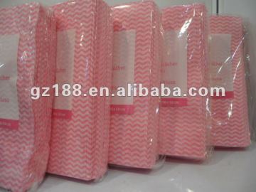 disposable nonwoven cleaning cloth, car wiping cloth, industrial wiping cloth