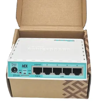真新しいMikrotik Gigabit Ethernet Router RB750GR3-5ポート