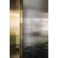 Striped acrylic sheet with high light transmittance