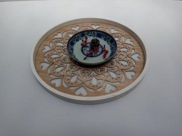 2017 New Design Wooden Plate Sets