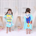 Hot selling kids surf poncho towel robe printing