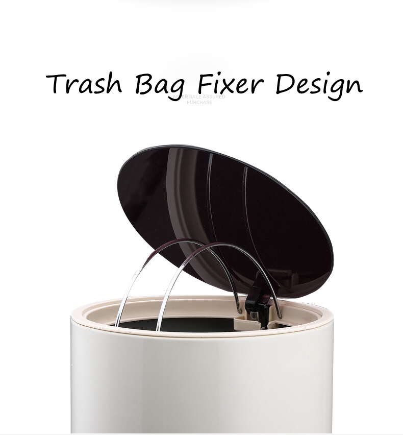 Trash Can with Trash Bag Fixer