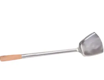 kitchen Stainless Steel Turner with wooden handle for cooking Spatula