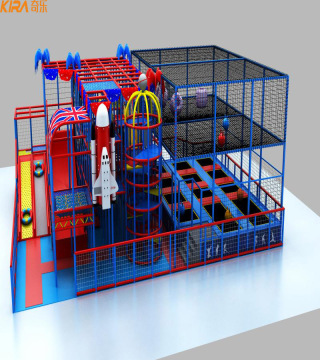 Children's Indoor Play Park Equipment with Big Slides for Sale