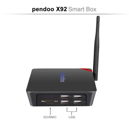 Hottest Media Player 4k Android TV Box X92 Google Play Store APP Download Android 6.0 OS TV Box