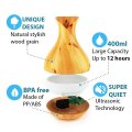 400 ml de design de vaso de óleo de vida jovem difusor