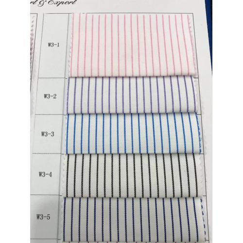 80s/2C CVC Stripe Ready Goods Fabric