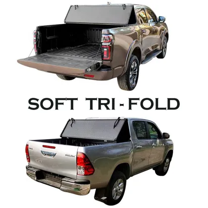 Trifolding Truck Bed Tonneau Cover for GMC Sierra Pickup Truck