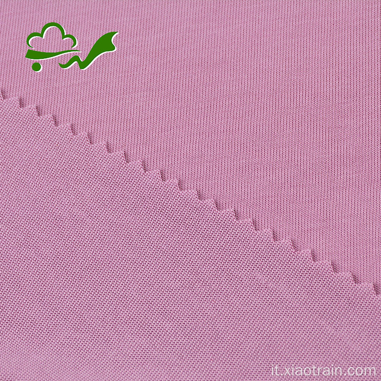 Tessuti a maglia in jersey di poliestere rayon lavaggio sabbia