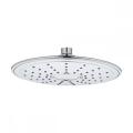 White ABS high pressure top rainfall shower head