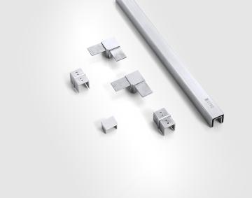 Aluminum Alloy Glass Guardrail Kit