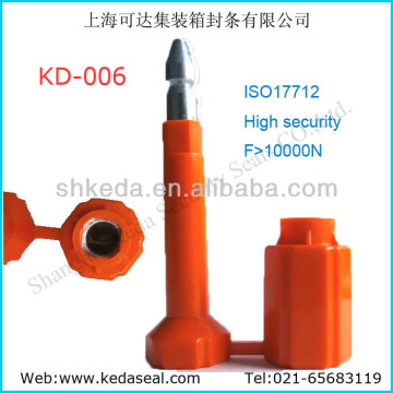 shipping container door seals tamperproof numbered customs seal security KD-006