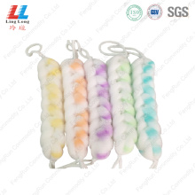 Mix color helpful long bath sponge