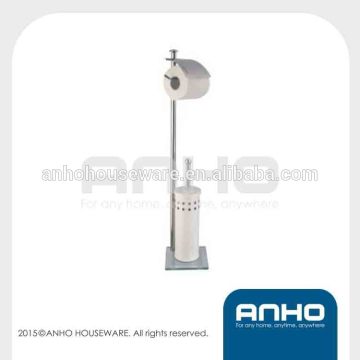 Stainless Steel Toilet Brush and Paper Holder