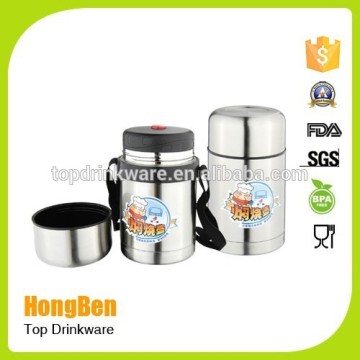 Stainless Steel Insulated Lunch Box Food Storage Container Thermo metal lunch box