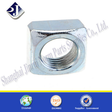 China Quality carbon steel zinc plated square nut
