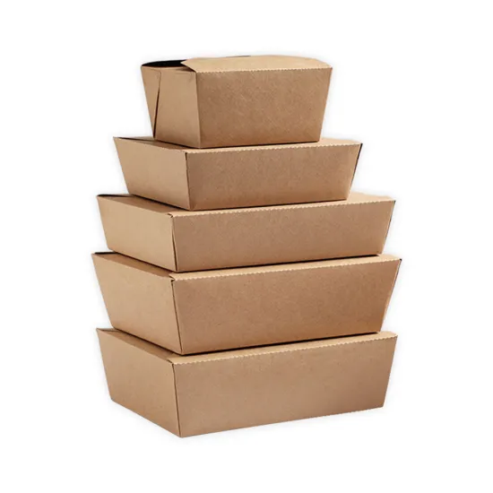 Professional Paper Lunch Box Salad Take Away Box