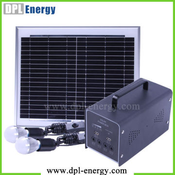 Solar power kit battery charger case,portable solar led lighting