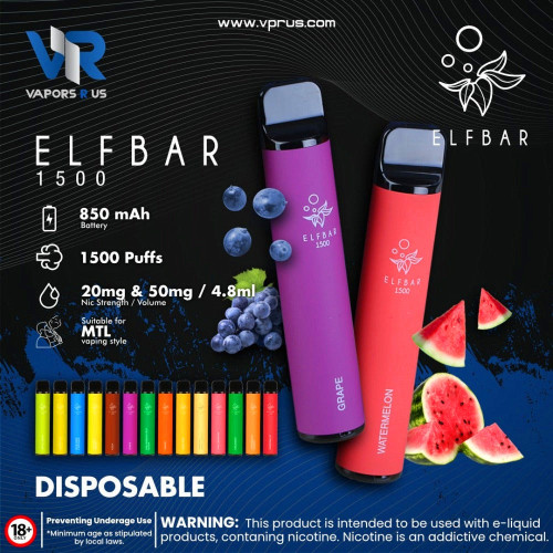 Лучшие глобальные бренды Elf Bar 1500 Puffs