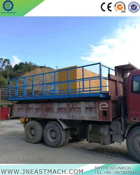 Mesa de elevador estacionária da carga pequena do porão 8.0t