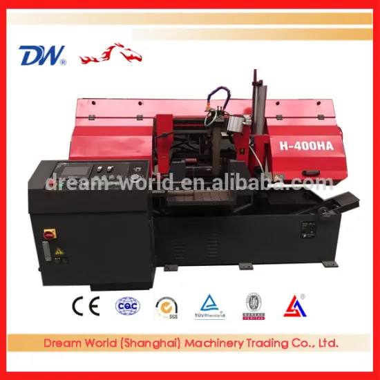 Top in china H-400HA the cheap sawing machine metal band saw machine