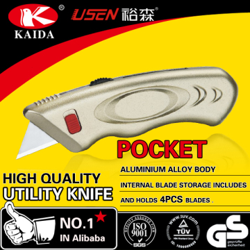 Heavy Duty eRetractable Blade Pocket Utility Cutter Knife