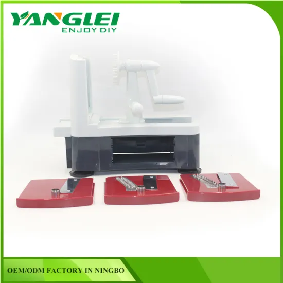 NEW Useful Slicers Tri Blade Plastic Spiral Vegetable Slicer Peeling Kitchen