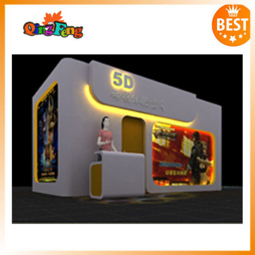 Attractive Theme Park 5d Movie Theater 4 Seats With Leather