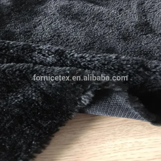 Polyester fabric faux fur Type and Knitted Backing Technics