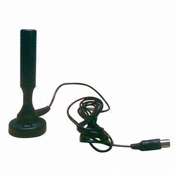 DVB-T Antenna, Made of Plastic with 174 to 230/470 to 860MHz Frequency, 3 to 5V DC Voltage