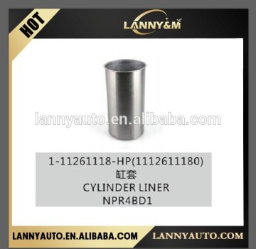 1-11261118-HP 1112611180 Izumi engine Cylinder liner for truck NPR 4BD1engine