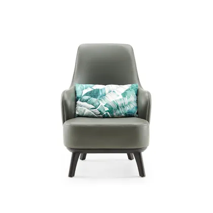 Leisure chair office designer sofa chair leather chair