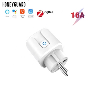 Tuya Smart WiFi Voice Control Power Plug with Energy Monitoring and Timing, Compatible with Alexa and Google Home