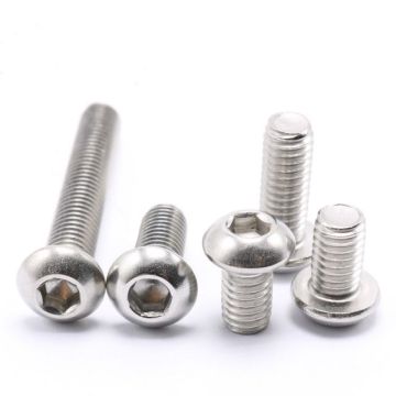 Stainless Steel Machine Round Flat Hex Socket Screw