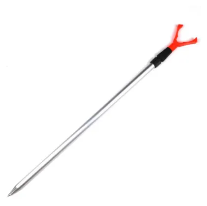 Portable Telescopic Aluminum Fishing Rod Bank Stick Holder