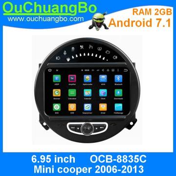 Ouchuangbo car audio stereo gps for android 7.1 mini cooper 2006-2013 2GB RAM BT aux