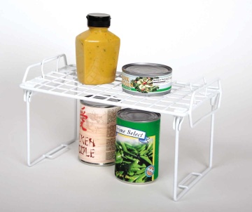 Small stacking shelf for home and supermarket