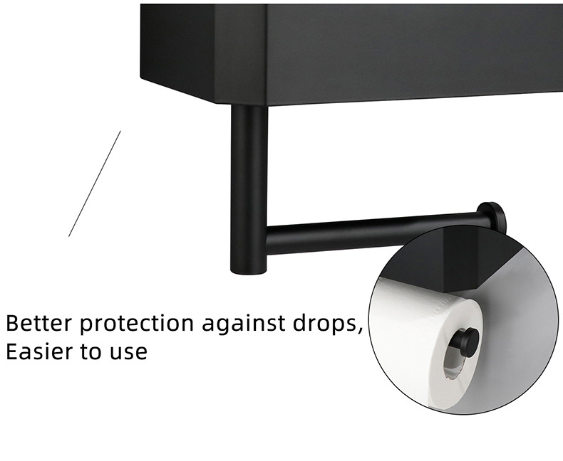 Toilet Paper Holder With Shelf