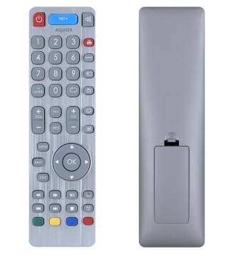 Original Remote Control for Sharp UHD LED TVs (LC-43XUF8772KS, LC-49XUF8772KS, LC-55XUF8772KS, LC-65XUF8772KS)