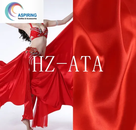 100%Polyester Dyed Silk Satin Fabric